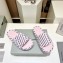 Balenciaga all-over logo-print platform slides Sandals Pink 2023