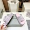 Balenciaga all-over logo-print platform slides Sandals Pink 2023