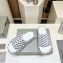 Balenciaga all-over logo-print platform slides Sandals White 2023