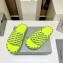 Balenciaga all-over logo-print platform slides Sandals Yellow 2023