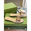 Gucci leather Slide Sandals Nude With Bamboo Buckle 2023