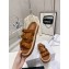 Celine Slides Tippi In Calfskin Brown 2023