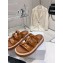 Celine Slides Tippi In Calfskin Brown 2023