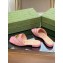 Gucci GG embroidered Slide Sandals Canvas Pink With Double G 2023