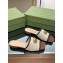 Gucci GG embroidered Slide Sandals crochet cotton Beige/Blue With Double G 2023