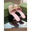 Gucci Heel 7.5cm GG embroidered Slide Sandals Canvas Light Pink With Double G 2023