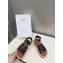Celine TRIOMPHE Sandals In Calfskin Black 2023