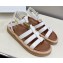 Celine TRIOMPHE Sandals In Calfskin White 2023