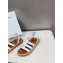 Celine TRIOMPHE Sandals In Calfskin White 2023