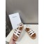 Celine TRIOMPHE Sandals In Calfskin White 2023