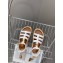 Celine TRIOMPHE Sandals In Calfskin White 2023