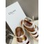 Celine TRIOMPHE Sandals In Calfskin White 2023