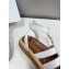 Celine TRIOMPHE Sandals In Calfskin White 2023