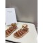 Celine TRIOMPHE Sandals In Calfskin Brown 2023