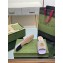 Gucci GG embroidered Slide Sandals Canvas Lilac With Double G 2023