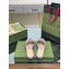 Gucci GG embroidered Slide Sandals Canvas Lilac With Double G 2023