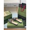 Gucci GG embroidered Slide Sandals Canvas Dark Blue With Double G 2023