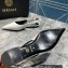 Versace Leather Safety Pin Slingback Flats White 2023