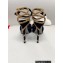 Rene Caovilla Heel 12cm Morgana crystal platform Sandals Suede Black