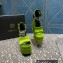 Versace Heel 15.5cm Satin Medusa Aevitas Platform Sandals Grass Green 2023