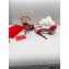 Rene Caovilla Heel 12cm Morgana crystal platform Sandals Suede Red