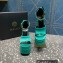 Versace Heel 15.5cm Satin Medusa Aevitas Platform Sandals Green 2023