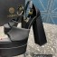 Versace Heel 15.5cm Satin Medusa Aevitas Platform Sandals Black 2023