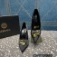 Versace Heel 9.5cm Brooch Baguette Pumps Satin Black 2023
