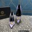 Versace Heel 9.5cm Brooch Baguette Pumps Satin Lilac 2023