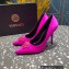 Versace Heel 9.5cm La Medusa Pumps Satin Fuchsia 2023