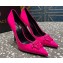 Versace Heel 9.5cm La Medusa Pumps Patent Fuchsia 2023