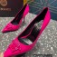 Versace Heel 9.5cm La Medusa Pumps Patent Fuchsia 2023