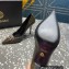 Versace Heel 9.5cm La Medusa Pumps Patent Olive Green 2023