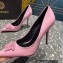 Versace Heel 9.5cm La Medusa Pumps Patent Pink 2023