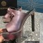 Versace Heel 14cm Platform 4cm La Medusa Mules Metallic Pink 2023
