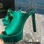 Versace Heel 14cm Platform 4cm La Medusa Mules Metallic Green 2023