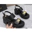 Versace Heel 8cm Medusa Biggie Sandals Black 2023