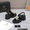 Versace Heel 8cm Medusa Biggie Sandals Black 2023
