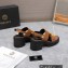 Versace Heel 8cm Medusa Biggie Sandals Brown 2023