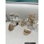 Rene Caovilla Heel 9.5cm Rhinestones Sandals Roxanne Nude