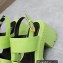 Versace Heel 8cm Medusa Biggie Sandals Green 2023