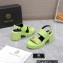 Versace Heel 8cm Medusa Biggie Sandals Green 2023