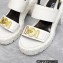 Versace Heel 8cm Medusa Biggie Sandals White 2023