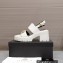 Versace Heel 8cm Medusa Biggie Sandals White 2023