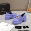 Versace Heel 8cm Medusa Biggie Loafers Lilac 2023