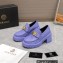 Versace Heel 8cm Medusa Biggie Loafers Lilac 2023