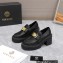 Versace Heel 8cm Medusa Biggie Loafers Black 2023