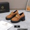 Versace Heel 8cm Medusa Biggie Loafers Brown 2023
