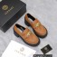 Versace Heel 8cm Medusa Biggie Loafers Brown 2023