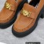 Versace Heel 8cm Medusa Biggie Loafers Brown 2023